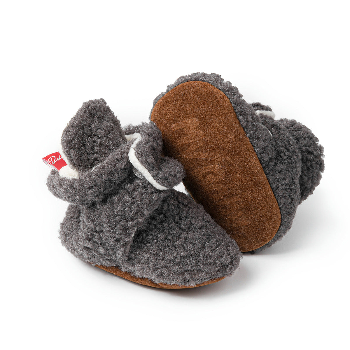 Warm & Cozy Sherpa Baby Booties for Winter