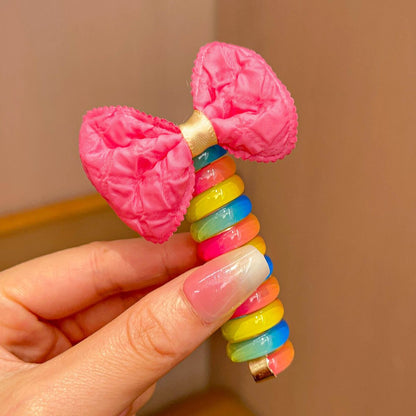 Cute Kids Spiral Hair Tie Set
