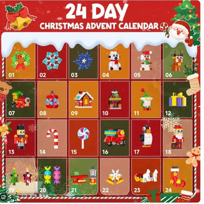 Christmas Ornament Building Blocks Advent Calendar