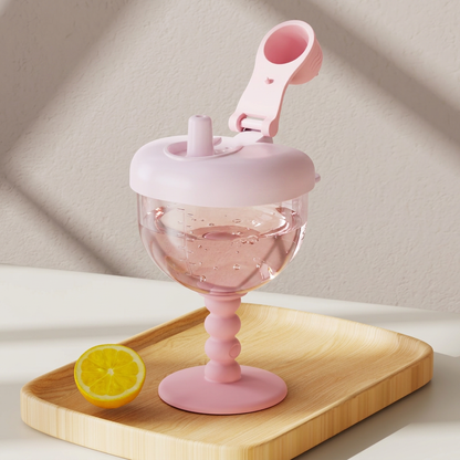 Spill-Proof Baby Straw Training Cup