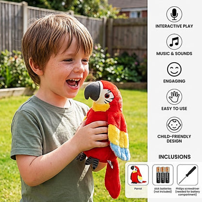 Talking and Music Playing Parrot Kids Toy