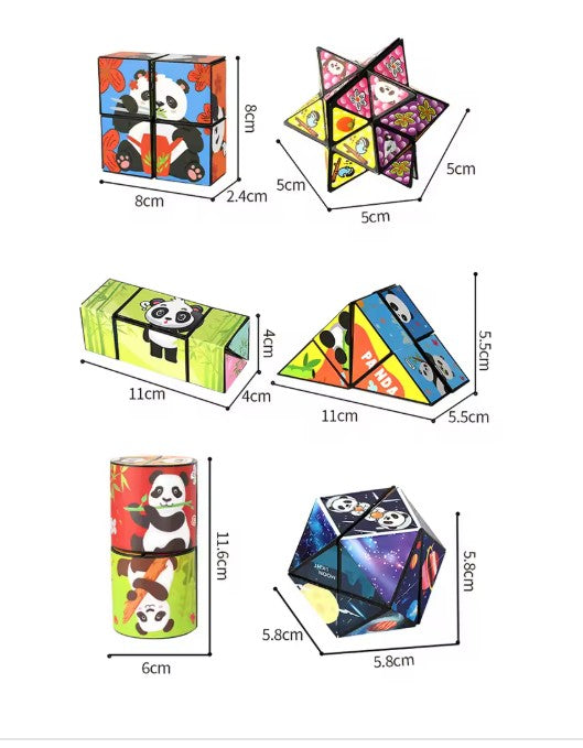 Magical Folding Cubes