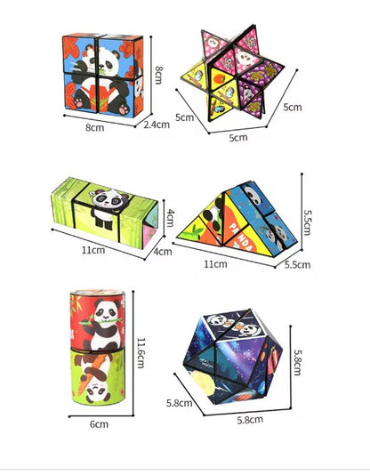 Magical Folding Cubes