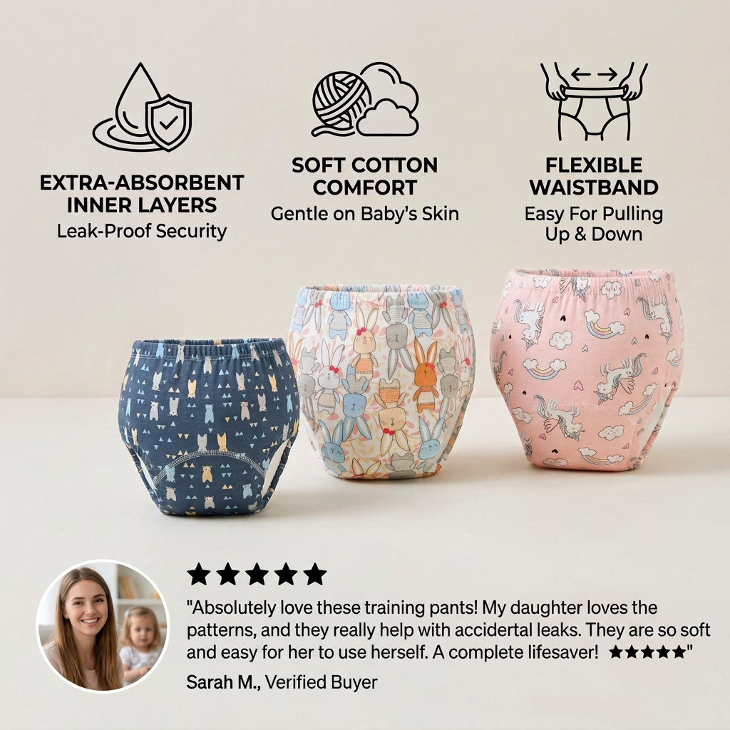 Reusable Training diapers for children - potty training made easy!