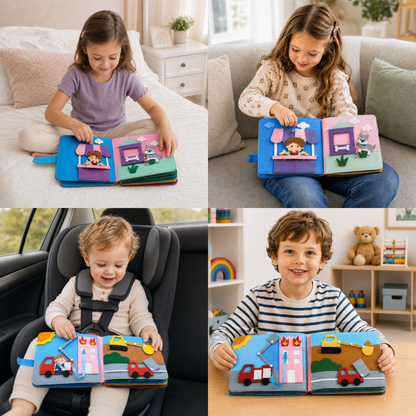 Sensory Learning Book - Montessori Fun for Kids