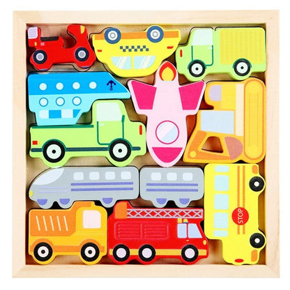 WoodlandPuzzle - How Do the Shapes Fit Into the Frame? - Shape Puzzle