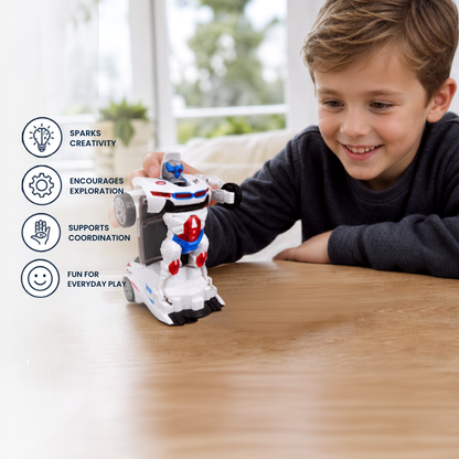 Transforming Police Car Toy