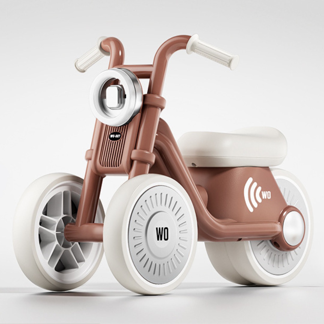 Stylish Kids Tricycle – Silent Wheels with LED Lights