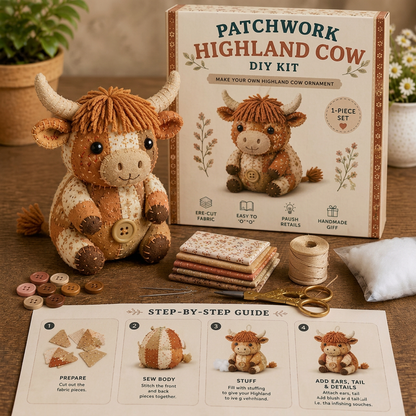 DIY Animal Sewing Kit – Handmade Fabric Ornament Craft Set