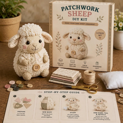 DIY Animal Sewing Kit – Handmade Fabric Ornament Craft Set