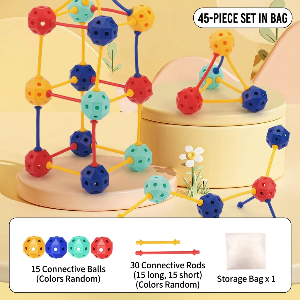 3D STEM Construction Building Set – Creative Learning Toy