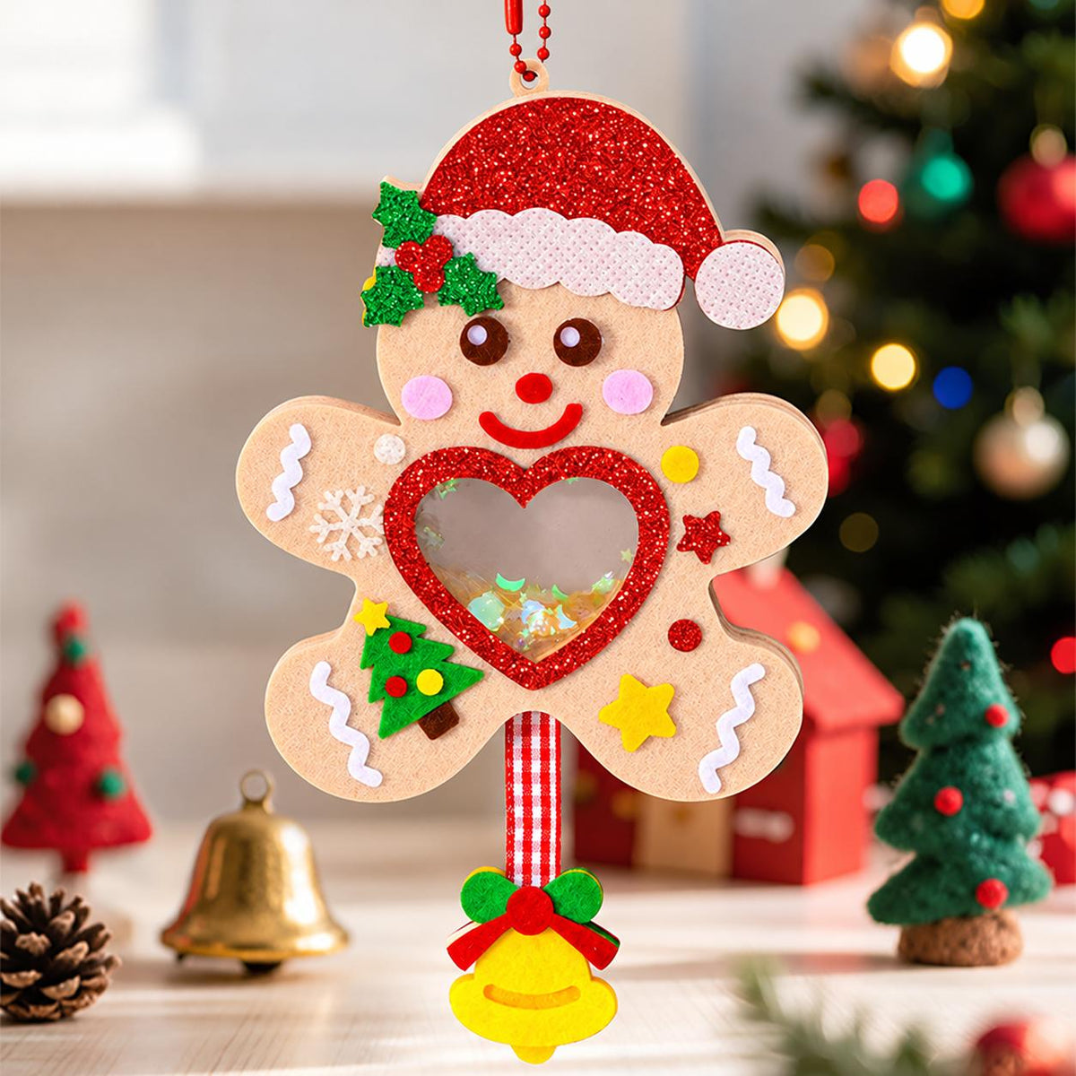 DIY Christmas Shaker Ornament Craft Kit for Kids