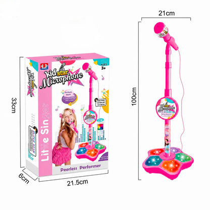 Kids Karaoke Machine with Microphone Stand – Singing Fun Set