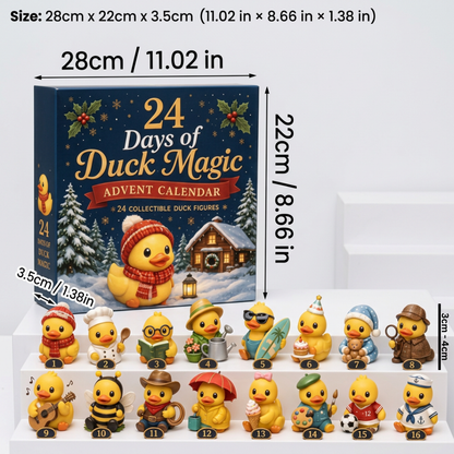 24-Day Magic Duck Advent Calendar with Collectible Mini Figurines