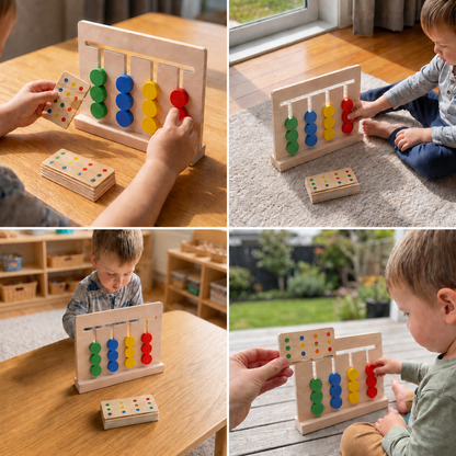 Montessori Wooden Colour Pattern Matching Game