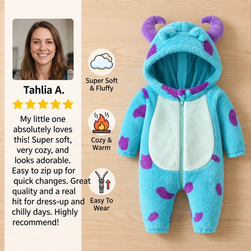 Cozy Fuzzy Costume for Babies & Toddlers