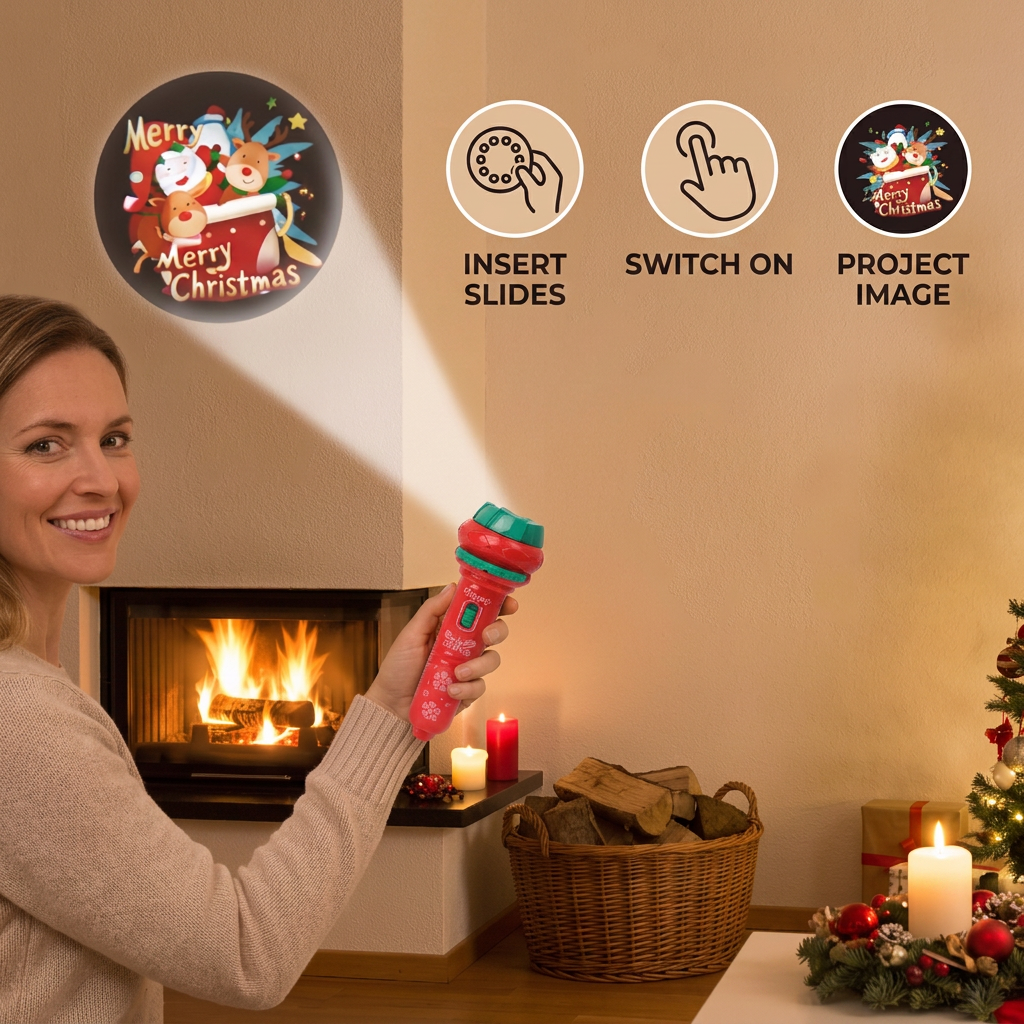 Magical Nighttime Projector Torch