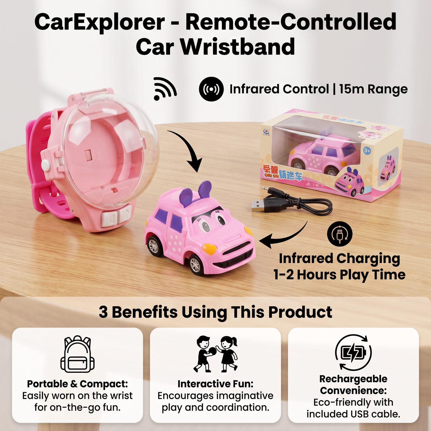 CarExplorer - Remote-Controlled Car Wristband