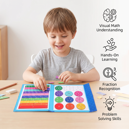 Montessori Kids Fraction Magnet Learning Toy