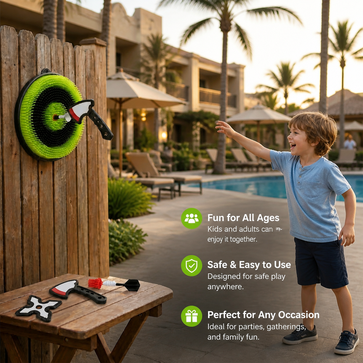 Backyard Axe Throwing Game