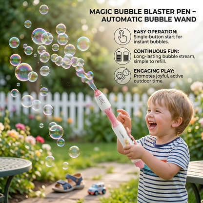 Magic Bubble Blaster Pen – Automatic Bubble Wand for Kids