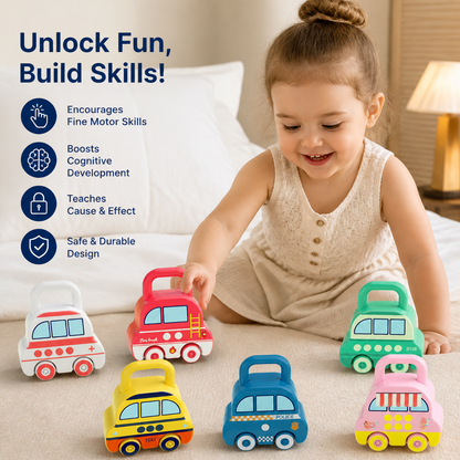 InteractiveLocks - Montessori Learning Toy with Interactive Locks
