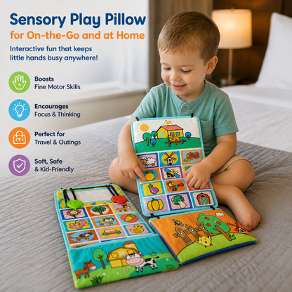 Sensory Play Pillow for On-the-Go and at Home