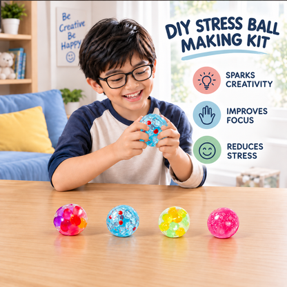 DIY Stress Ball Making Kit for Kids – Create Your Own Squishy Sensory Balls