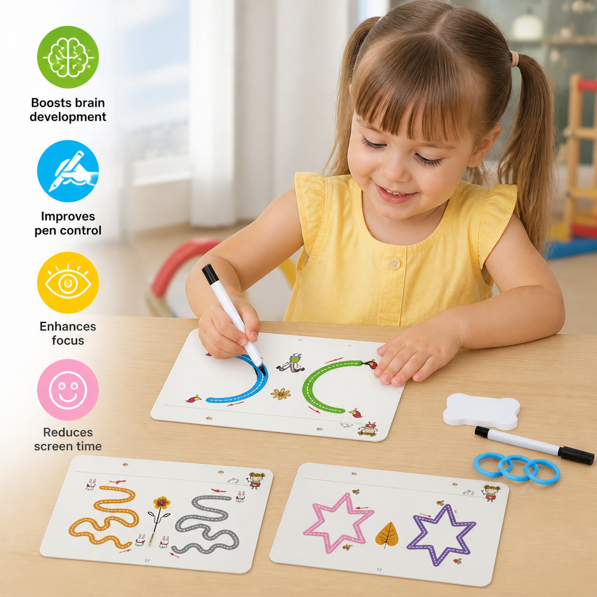 MagicLines - Magical Tracing Book Set