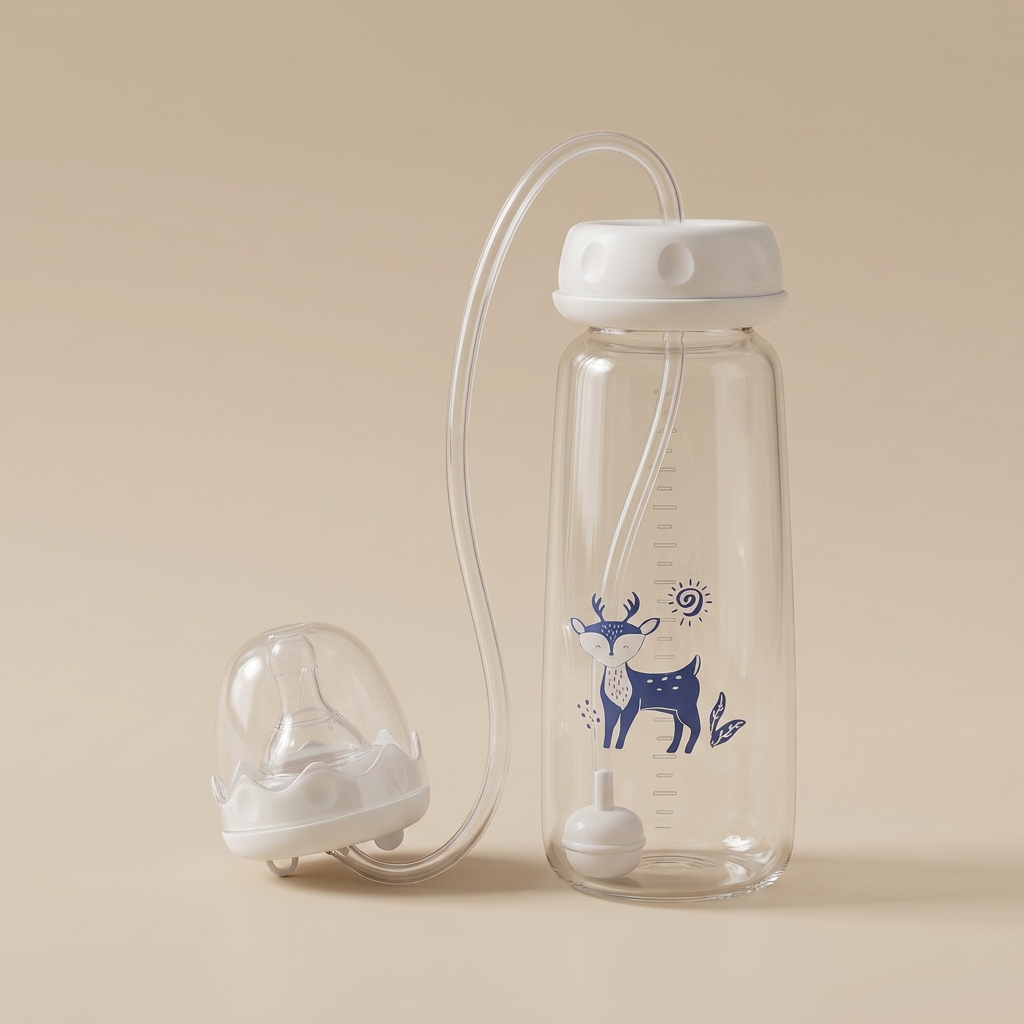 Hands-free Baby Feeding Bottle