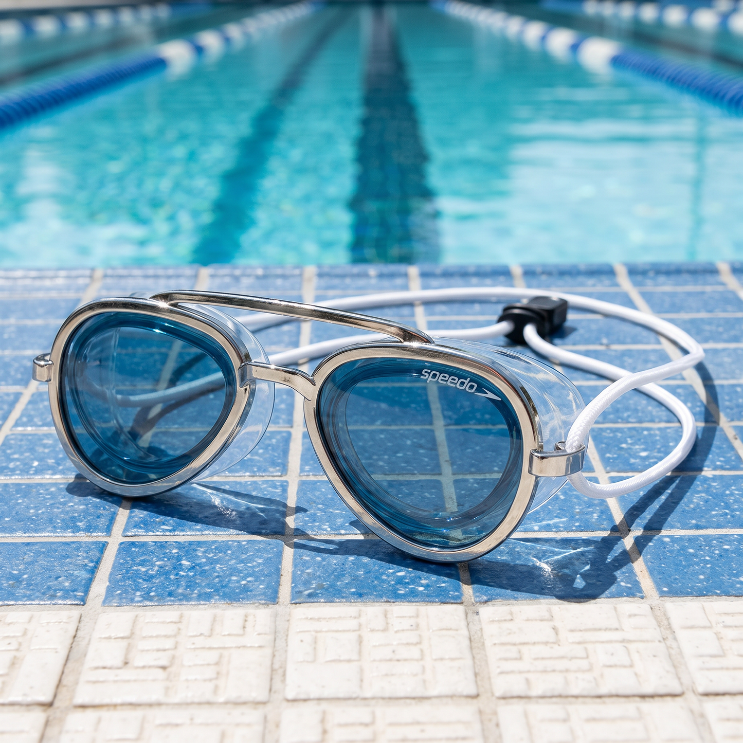 Pro Aviator Swim Goggles – UV400 Protection, Anti-Fog & Full Coverage Fit