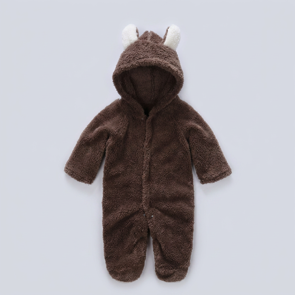 Cute Baby Onesie in Bear Design