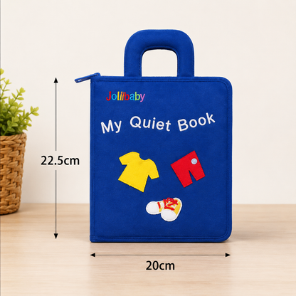 Montessori Fabric Activity and Learning Book