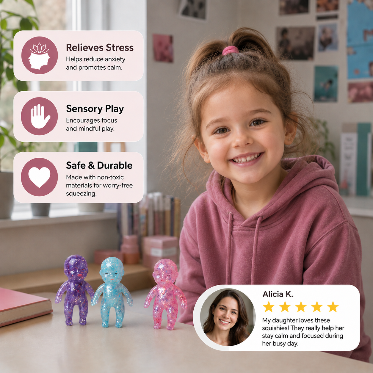 Calming Baby Stress Relief Squishy Toy