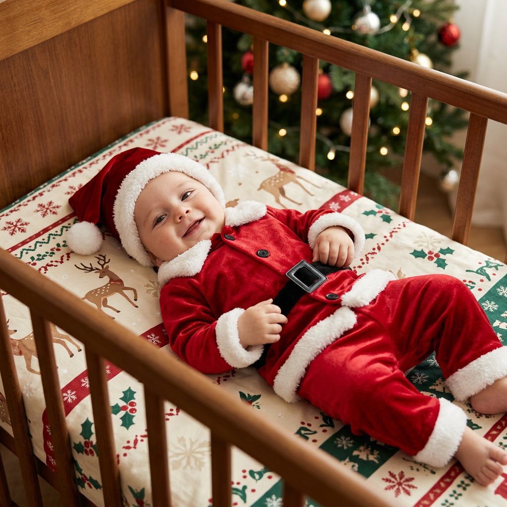 Baby & Toddler Santa Costume Set