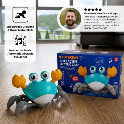 Crab Racer – Encourages Your Child to Crawl – Interactive Toy