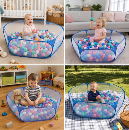 Portable Pop-Up Baby Playpen Tent for Toddlers