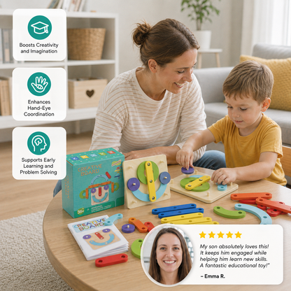 Creative Letters Numbers and Shapes Learning Board