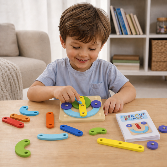 Creative Letters Numbers and Shapes Learning Board
