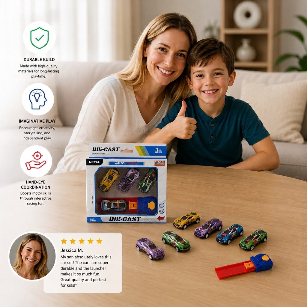 Car Catapult Race Game Set