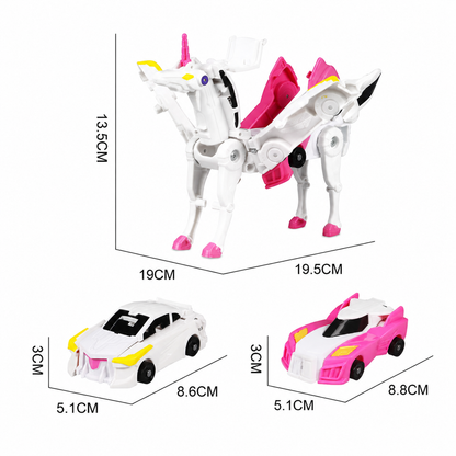 unicorn transforming cars
