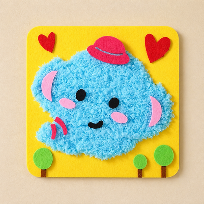 DIY Embroidery Doll Set