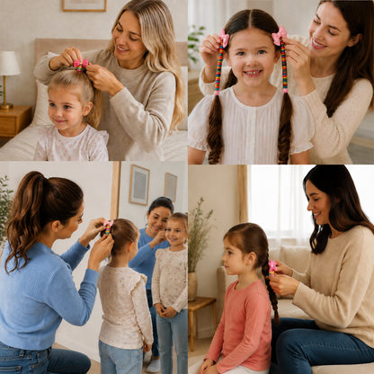 Cute Kids Spiral Hair Tie Set