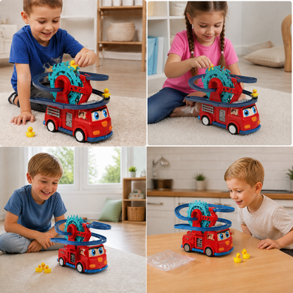 Fire Brigade Duck Slide Toy
