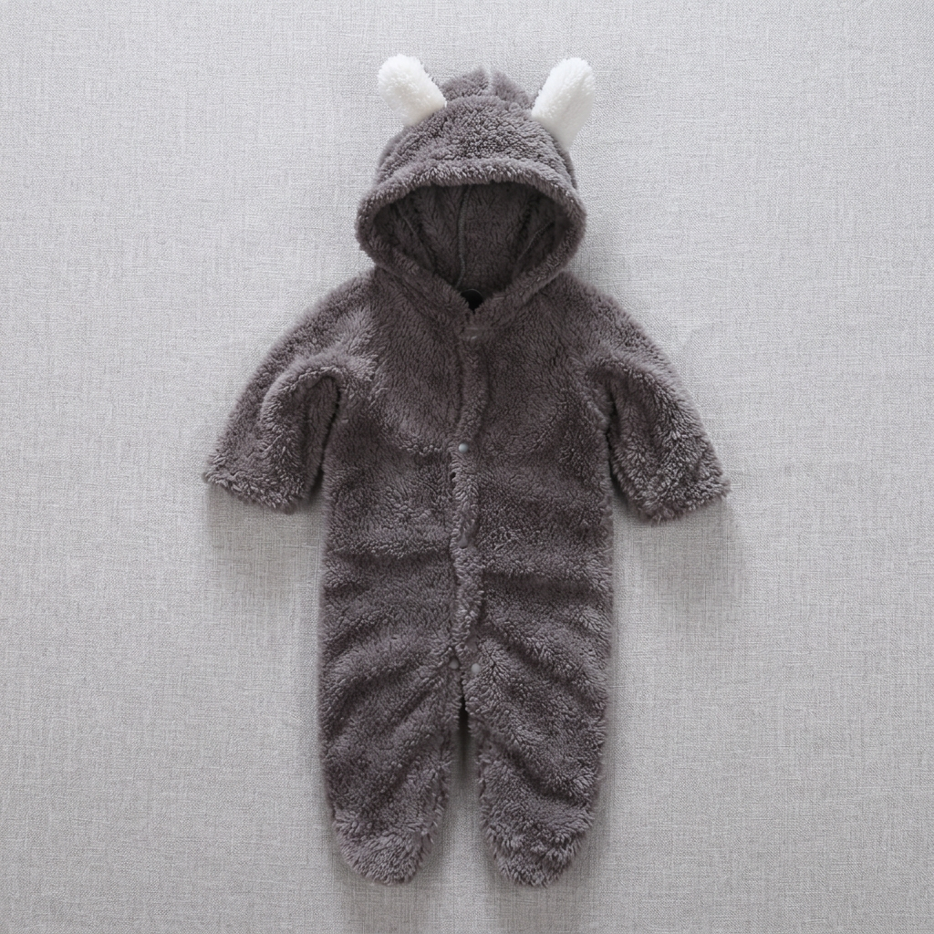 Cute Baby Onesie in Bear Design