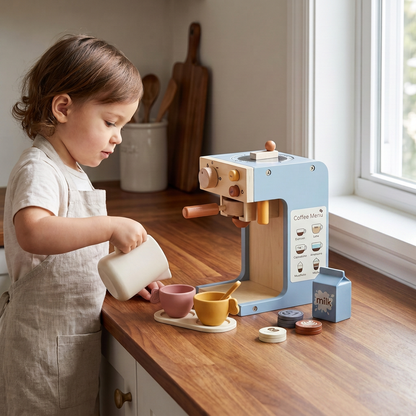 Wooden Espresso Playset