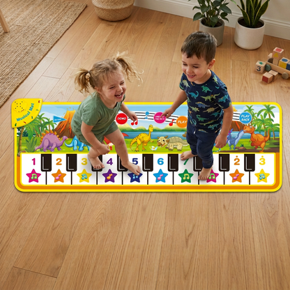 Musical piano play mat
