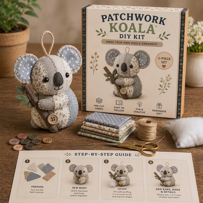 DIY Animal Sewing Kit – Handmade Fabric Ornament Craft Set