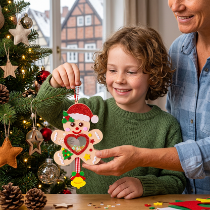DIY Christmas Shaker Ornament Craft Kit for Kids