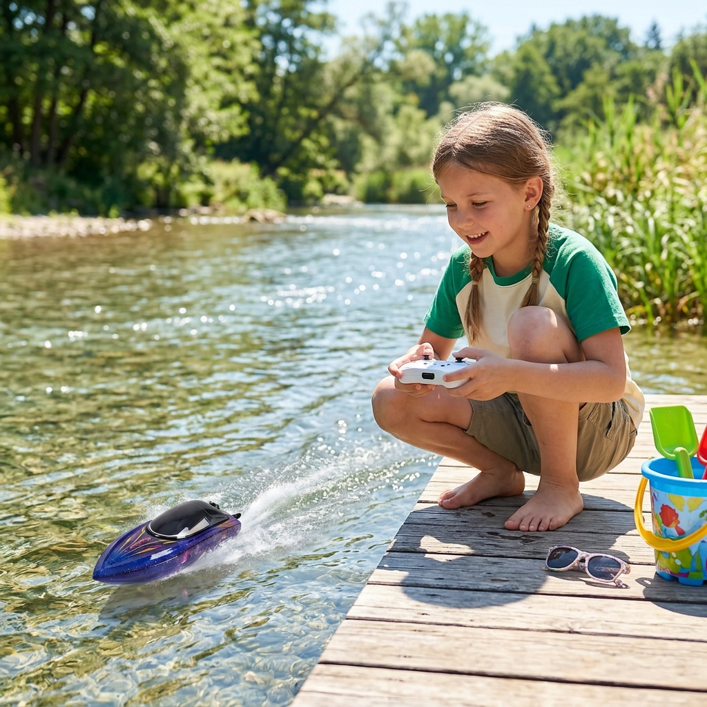 Electric Racing Boat for Fast Water Fun in Summer
